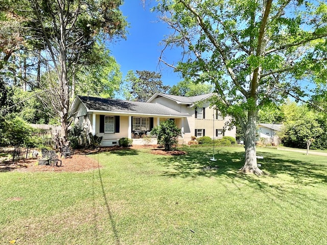 1503 Buena Vista Dr, Dothan, AL 36303 - split level home featuring stucco siding and a shingled roof