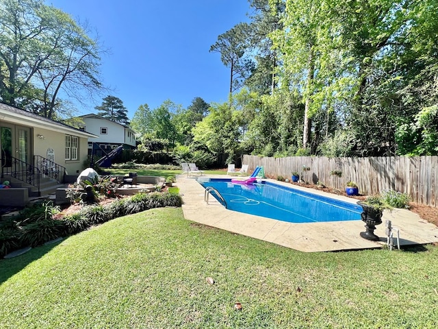 1503 Buena Vista Dr, Dothan, AL 36303 - view of pool with a patio area and french doors
