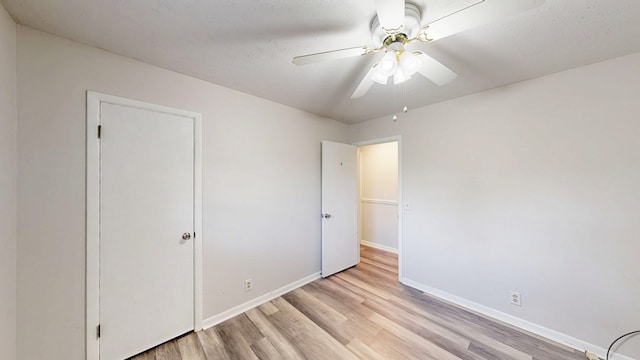 505 Massee Dr, Dothan, AL 36301 - unfurnished bedroom featuring light wood finished floors and ceiling fan