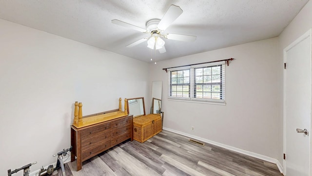 505 Massee Dr, Dothan, AL 36301 - bedroom with wood finished floors and a ceiling fan