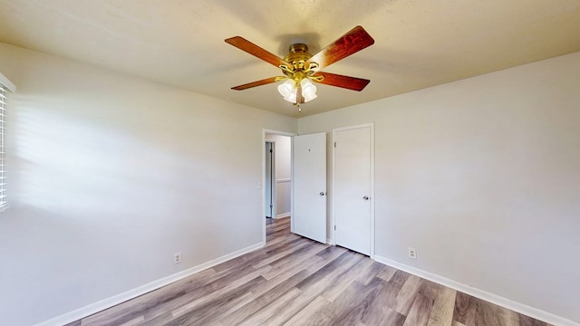 505 Massee Dr, Dothan, AL 36301 - empty room featuring light wood-style flooring and a ceiling fan