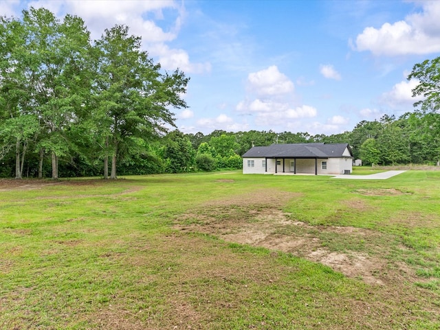 146 County Road 657, Chancellor, AL 36316 - view of grassy yard with a wooded view
