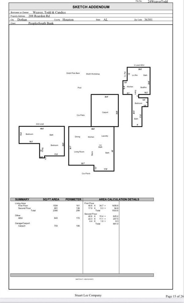 208 Reardon, Rehobeth, AL 36301 - view of home floor plan