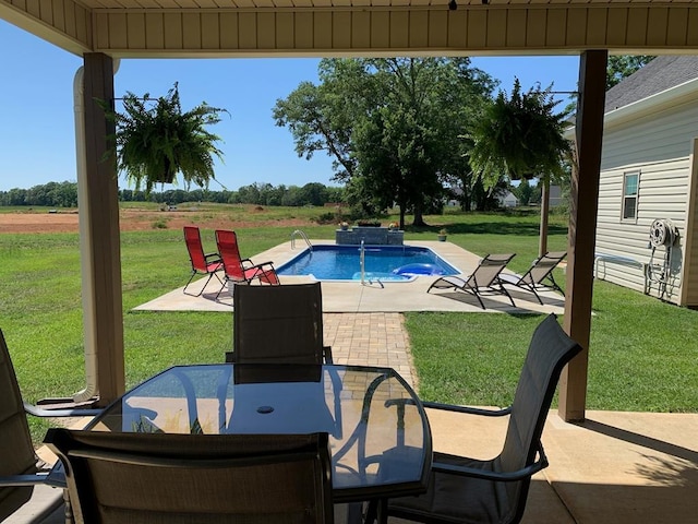 208 Reardon, Rehobeth, AL 36301 - view of patio / terrace featuring an outdoor pool and outdoor dining area