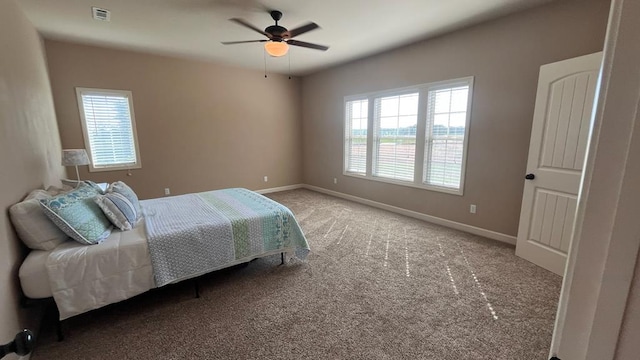 208 Reardon, Rehobeth, AL 36301 - carpeted bedroom featuring baseboards and a ceiling fan