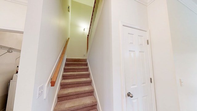 106 Whitney Ave, Enterprise, AL 36330 - staircase featuring baseboards