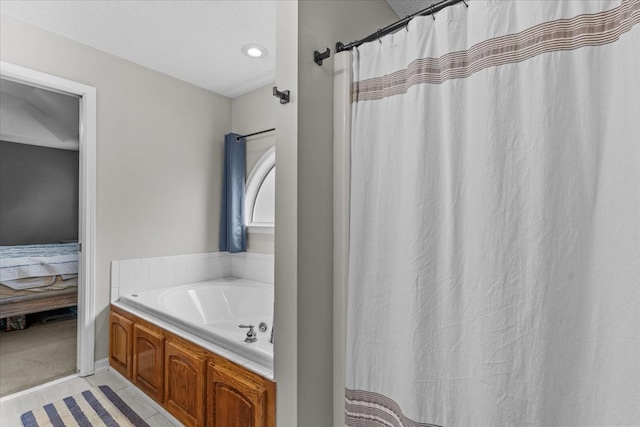 24 County Road 278, Enterprise, AL 36330 - ensuite bathroom featuring a garden tub and recessed lighting