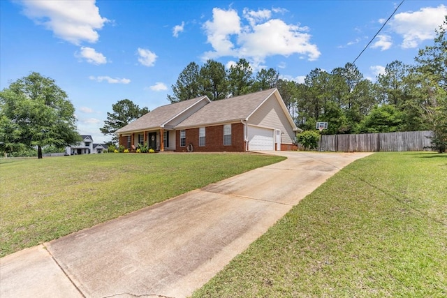 24 County Road 278, Enterprise, AL 36330 - single story home with brick siding, concrete driveway, and a garage
