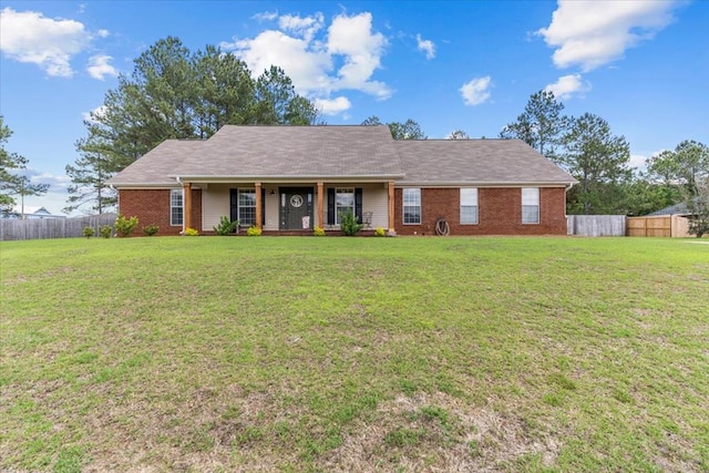 24 County Road 278, Enterprise, AL 36330 - single story home featuring covered porch and brick siding