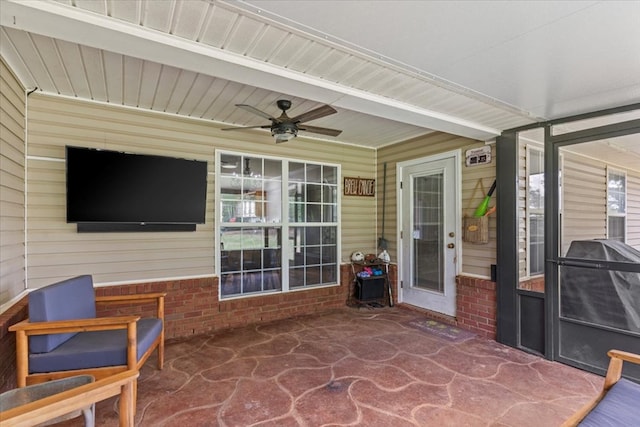 24 County Road 278, Enterprise, AL 36330 - view of patio featuring ceiling fan