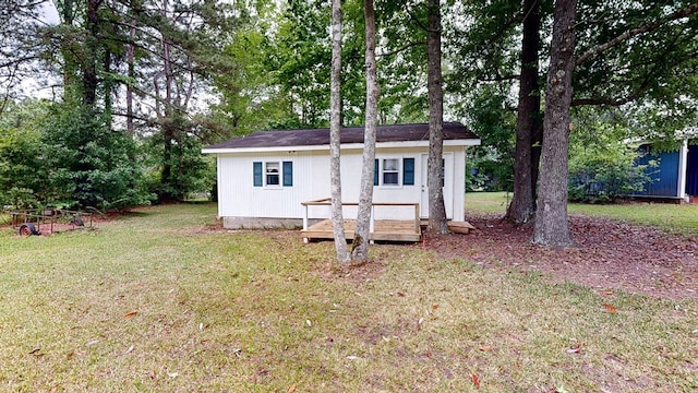view of outbuilding featuring an outdoor structure