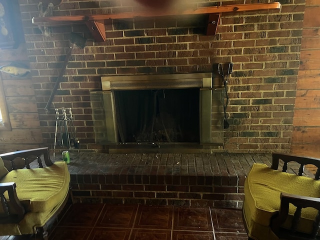 50 Holanna Rd, Morris, GA 39867 - detailed view of a brick fireplace
