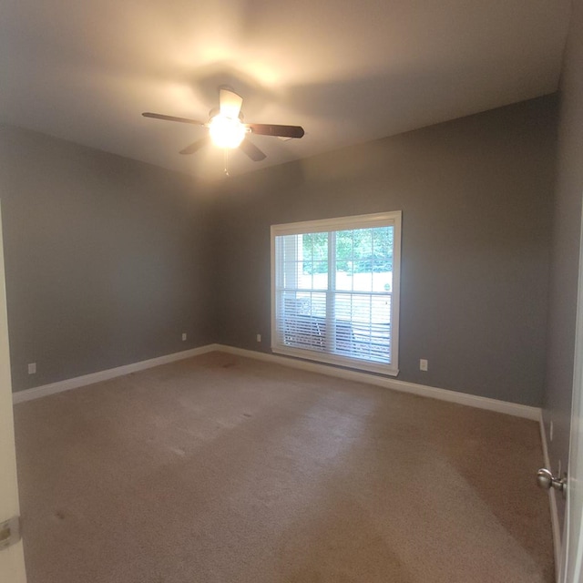 6325 State Highway 95, Abbeville, AL 36310 - carpeted spare room featuring ceiling fan and baseboards