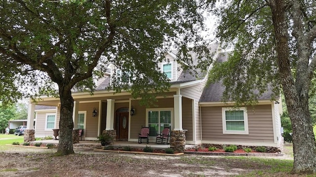 6325 State Highway 95, Abbeville, AL 36310 - view of front facade featuring covered porch and a shingled roof