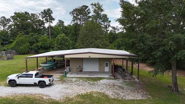 6325 State Highway 95, Abbeville, AL 36310 - view of vehicle parking with a detached garage