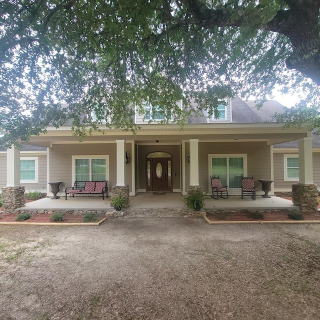 6325 State Highway 95, Abbeville, AL 36310 - view of front of house with a porch