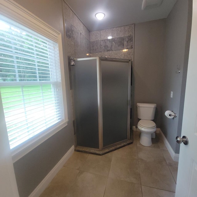 6325 State Highway 95, Abbeville, AL 36310 - bathroom with a stall shower and tile patterned flooring