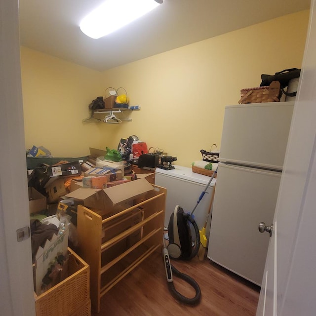 6325 State Highway 95, Abbeville, AL 36310 - laundry room with wood finished floors