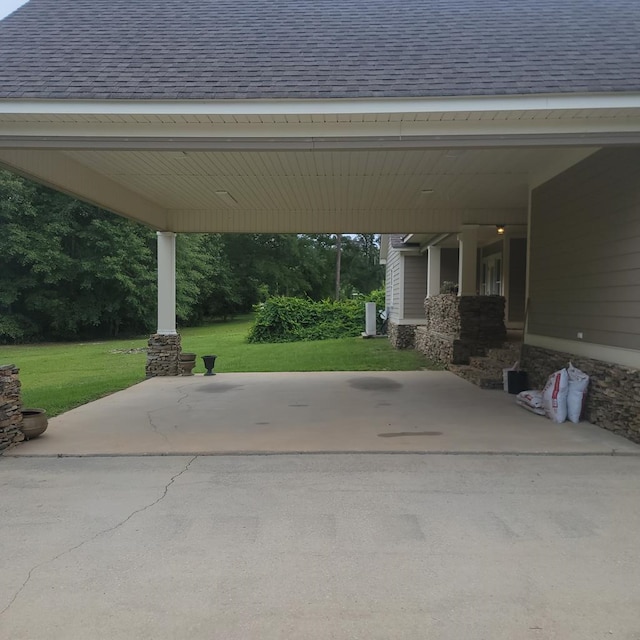 6325 State Highway 95, Abbeville, AL 36310 - view of patio featuring an attached carport
