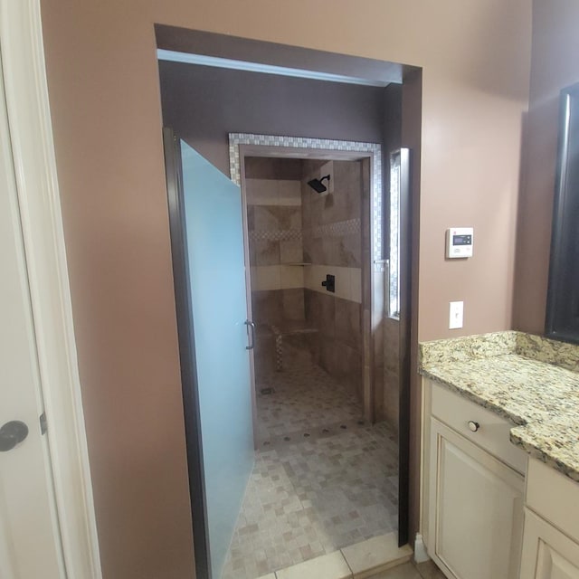 6325 State Highway 95, Abbeville, AL 36310 - bathroom with vanity and a shower stall