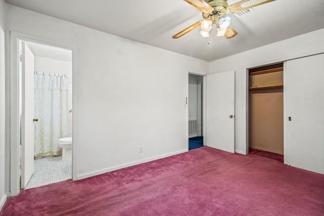 702 Highland St, Dothan, AL 36301 - unfurnished bedroom featuring carpet, ensuite bathroom, and baseboards