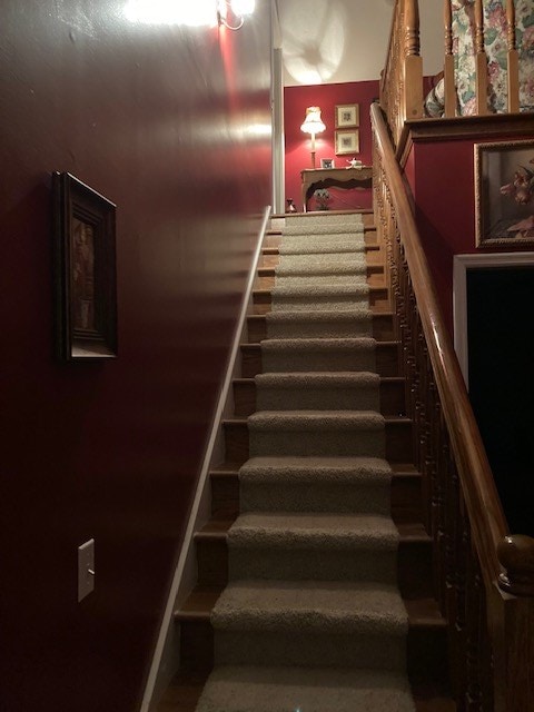 view of staircase