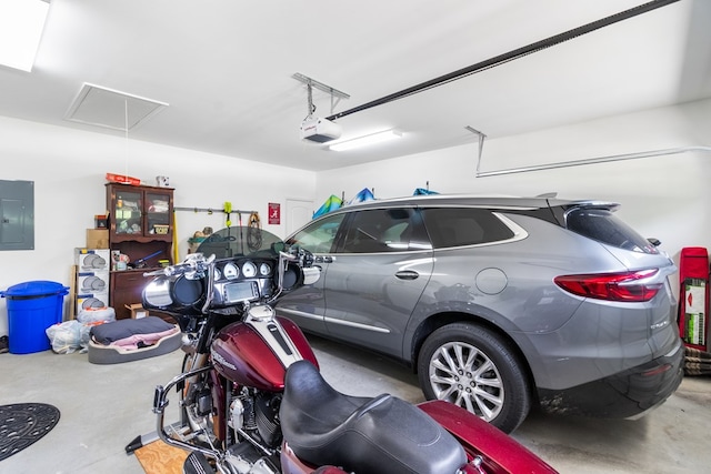 465 Choc Hill Rd, Dothan, AL 36303 - garage featuring a garage door opener and electric panel