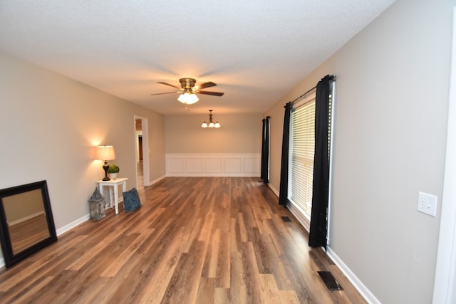 208 Pinehurst Dr, Enterprise, AL 36330 - unfurnished room with wood finished floors and ceiling fan