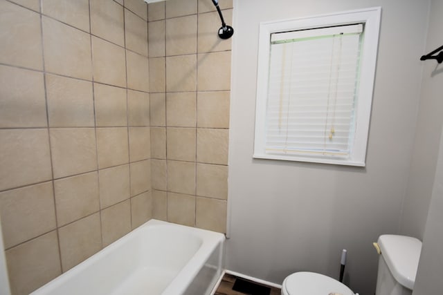 208 Pinehurst Dr, Enterprise, AL 36330 - bathroom featuring toilet and bathing tub / shower combination
