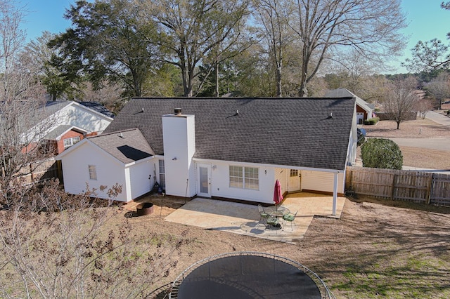 exterior space with a patio area