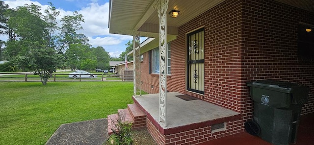 1109 Sumter St, Dothan, AL 36301 - exterior space with covered porch