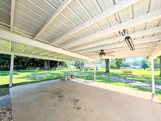 602 Cobb Rd, Dothan, AL 36301 - view of patio / terrace featuring ceiling fan