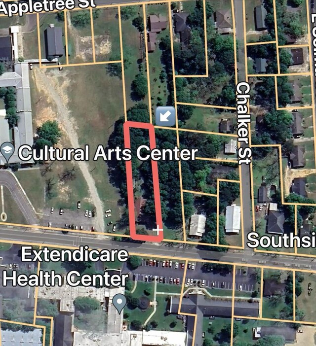 959 S Saint Andrews St, Dothan, AL 36301 - aerial map of property and surrounding area with property boundaries highlighted