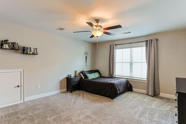 120 Puent Dr, Dothan, AL 36301 - bedroom featuring carpet floors, baseboards, and a ceiling fan
