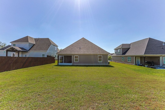 120 Puent Dr, Dothan, AL 36301 - back of house featuring a sunroom
