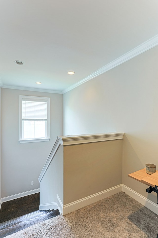 120 Puent Dr, Dothan, AL 36301 - spare room with crown molding, baseboards, and recessed lighting