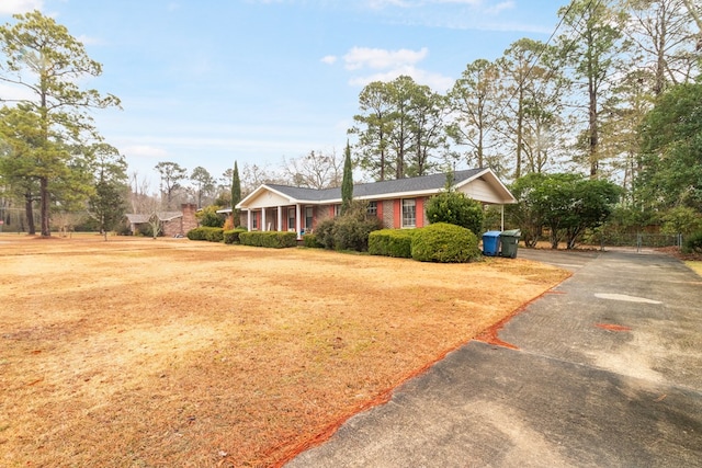 view of ranch-style house