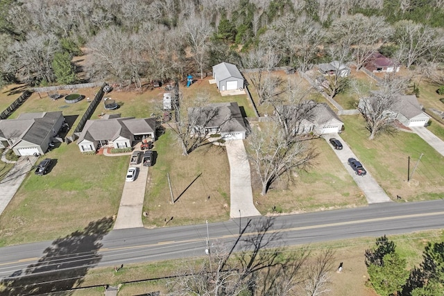 drone / aerial view featuring a residential view