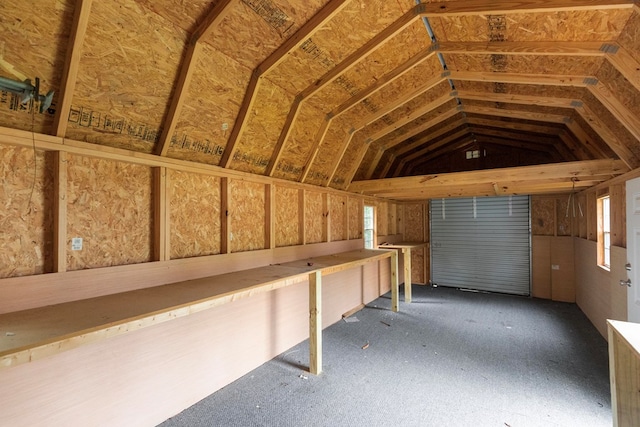 view of storage room