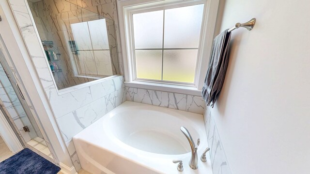 160 Sandbed Rd, Newton, AL 36352 - full bath with a garden tub and tiled shower