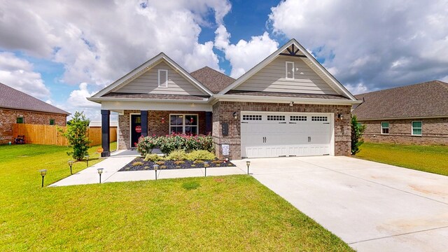 160 Sandbed Rd, Newton, AL 36352 - craftsman inspired home featuring brick siding, driveway, and a garage