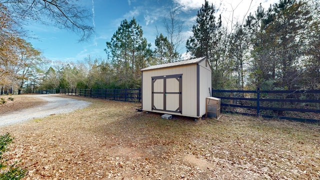 view of outbuilding