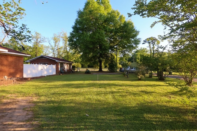 407 S Washington St, Columbia, AL 36319 - view of yard with fence