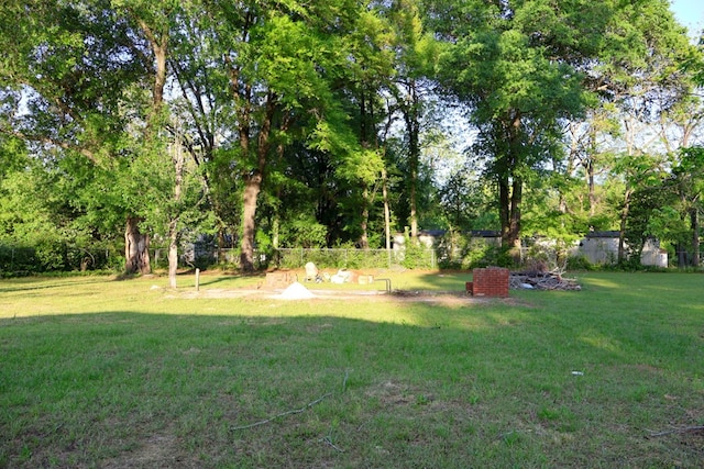 407 S Washington St, Columbia, AL 36319 - view of yard with fence