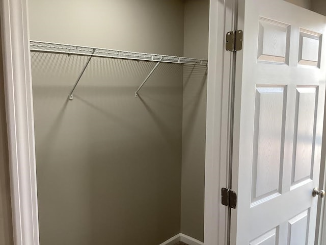 view of closet