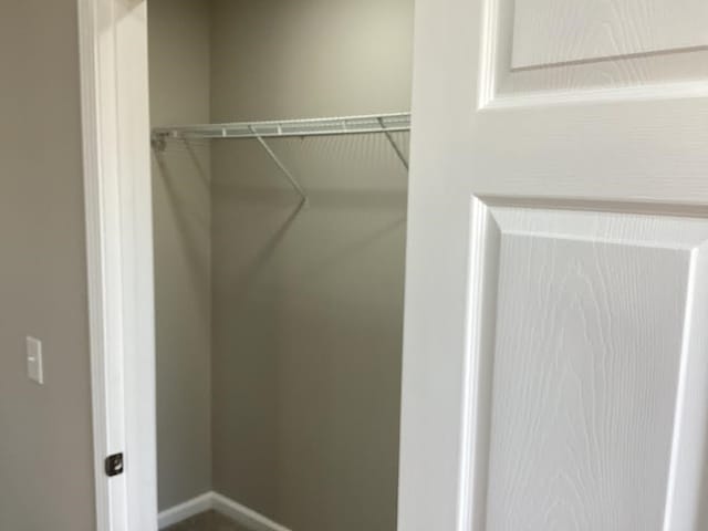 view of closet