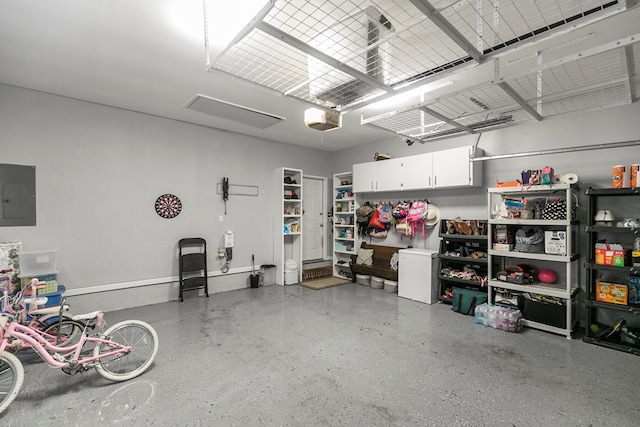 108 Mulberry Ct, Dothan, AL 36303 - garage featuring electric panel and a garage door opener