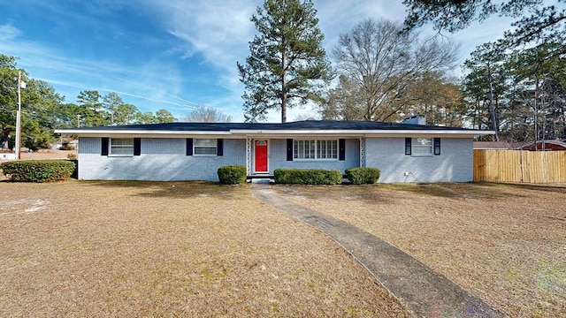 view of ranch-style home