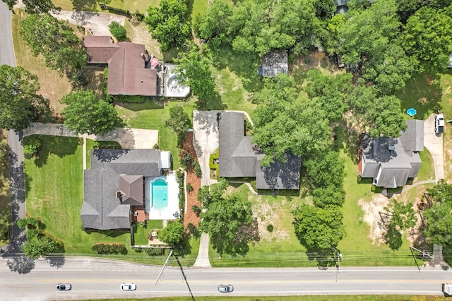 1764 John D Odom Rd, Dothan, AL 36303 - aerial overview of property's location with a pool and nearby suburban area