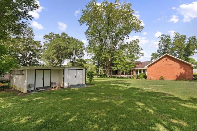 1764 John D Odom Rd, Dothan, AL 36303 - view of grassy yard with a storage unit